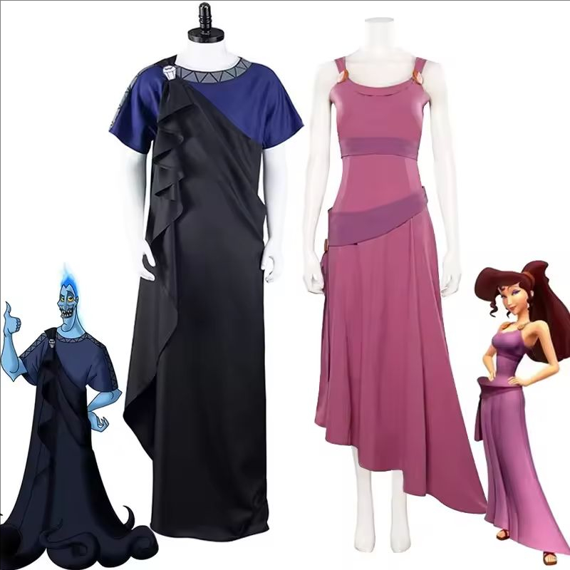 Men Formal Wear Set - Hercules Megara Hades Cosplay Costume Cartoon