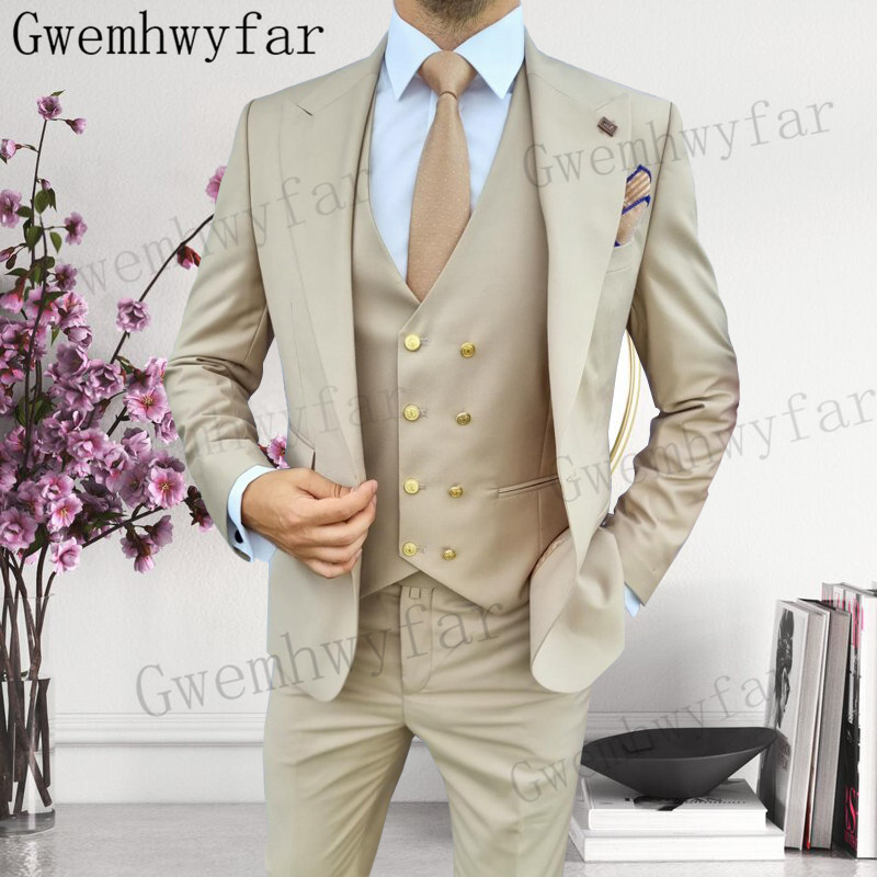 Gwenhwyfar Groomsmen Peaked La - Men Formal Wear Jacket 评论和价格
