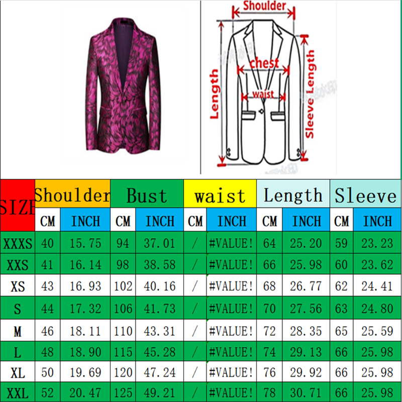 Red men's long-sleeved suit ja - Men Formal Wear Purple 评论和价格