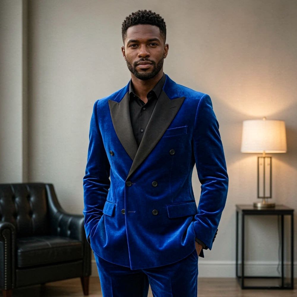 Formal Velvet Suits for Men Do - Men Formal Wear Fashion 评论和价格