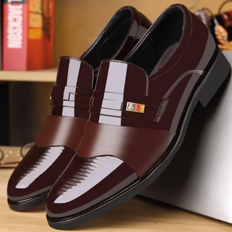 Leather Shoes for Men Wedding  - Men'S Luxury Formal Wear 评论和价格