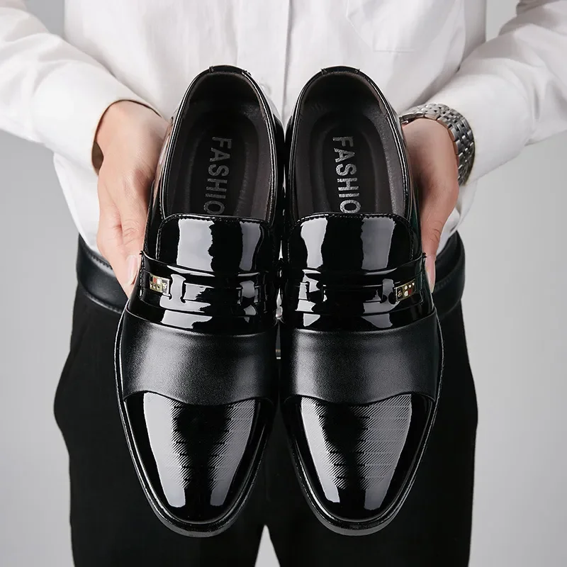 Leather Shoes for Men Wedding  - Men'S Luxury Formal Wear 评论和价格