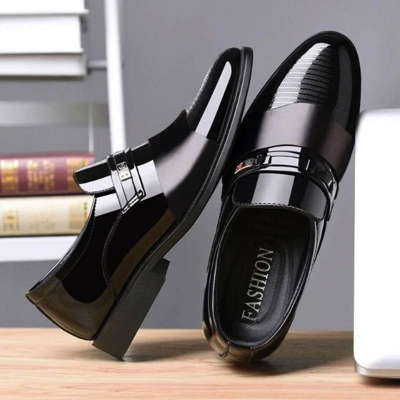 Leather Shoes for Men Wedding  - Men'S Luxury Formal Wear 评论和价格