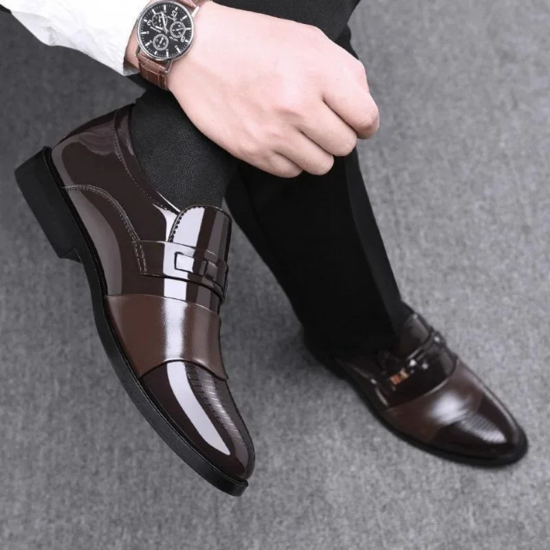 Leather Shoes for Men Wedding  - Men'S Luxury Formal Wear 评论和价格