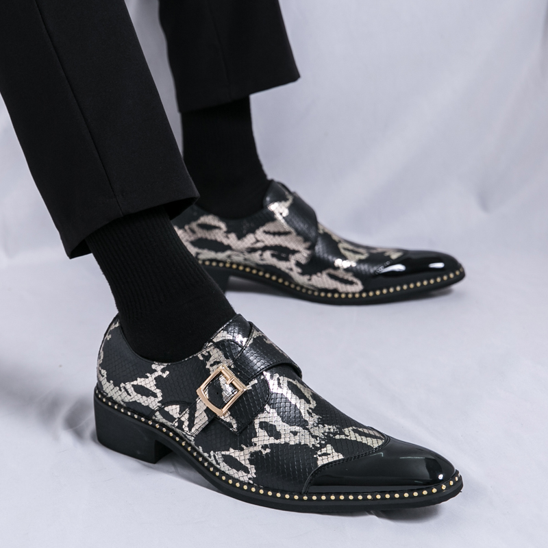 Retro Classic Le Fu Shoes Men  - Men'S Formal Party Wear Shoes 评论和价格