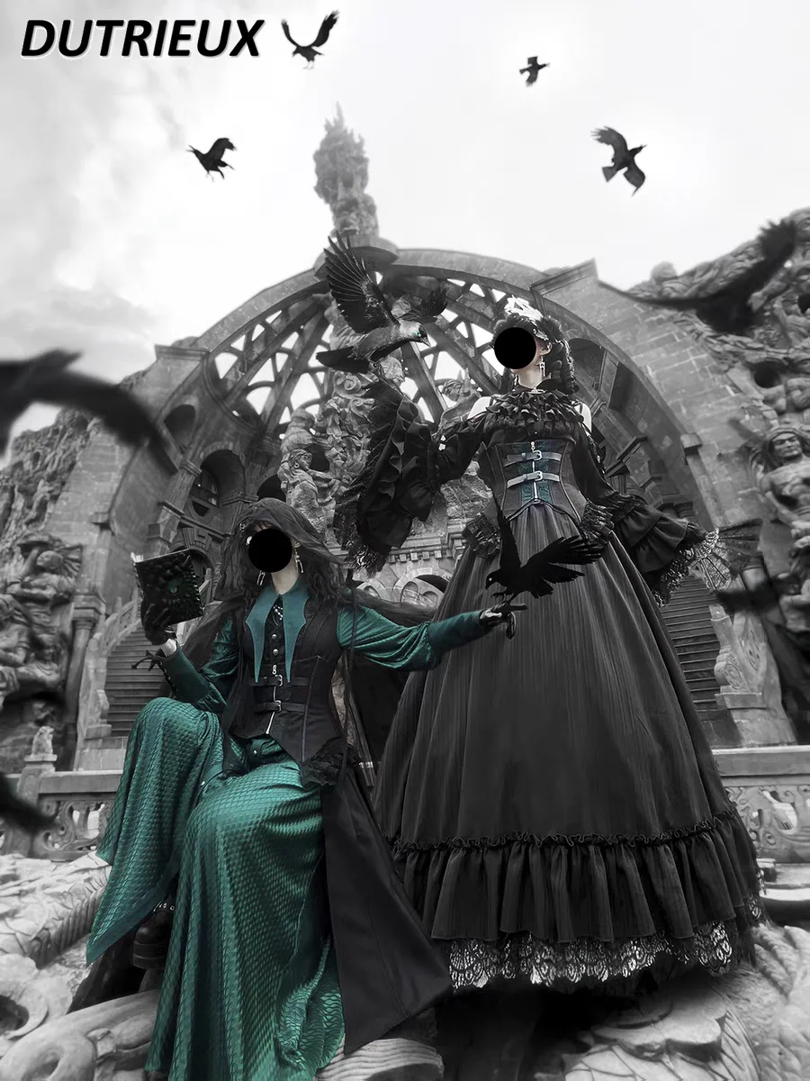 2026 Japanese Goth Lolita Long - Slim Fit Suit Set 评论和价格
