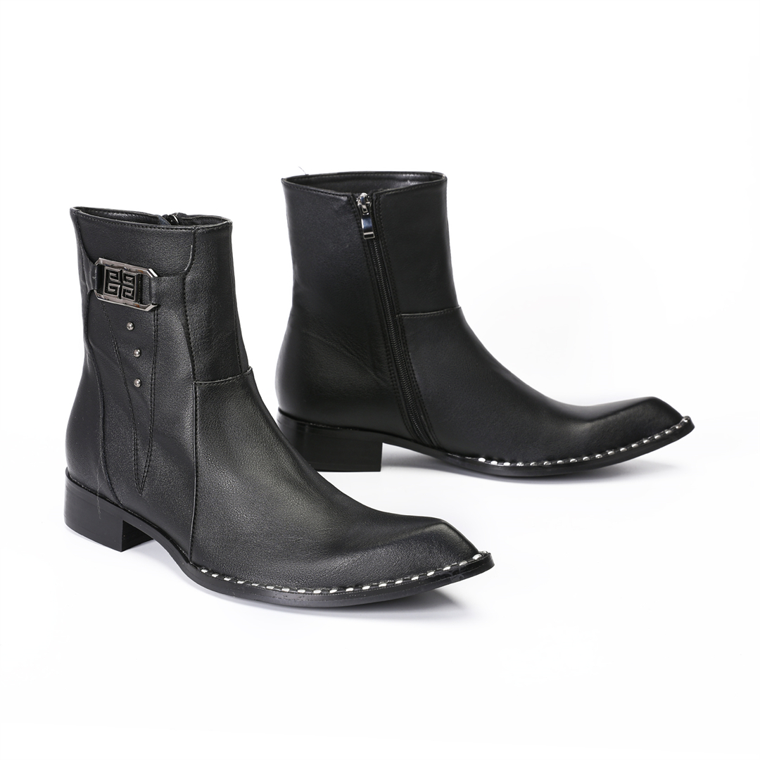 fashion black pointed toe men  - Men'S Formal Style 评论和价格