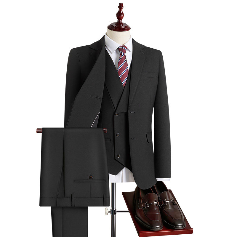 Men's Khaki 3-Piece Slim Fit B - Khaki Formal Wear Men 评论和价格