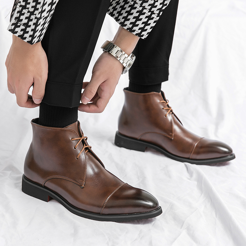 English Style Men's Genuine Le - Men'S Formal Style 评论和价格