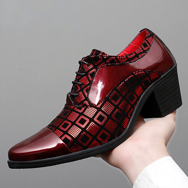 Men Formal Shoes High Heels Bu - Men'S Luxury Formal Wear 评论和价格