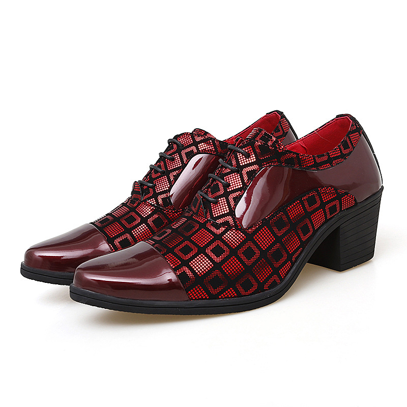 Men Formal Shoes High Heels Bu - Men'S Luxury Formal Wear 评论和价格