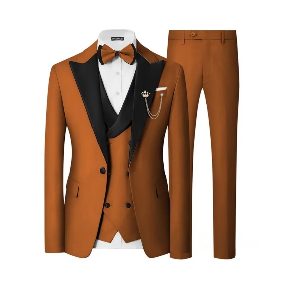 Men's Slim Fit 3 Piece Tuxedo  - Men'S Formal Dinner Wear 评论和价格