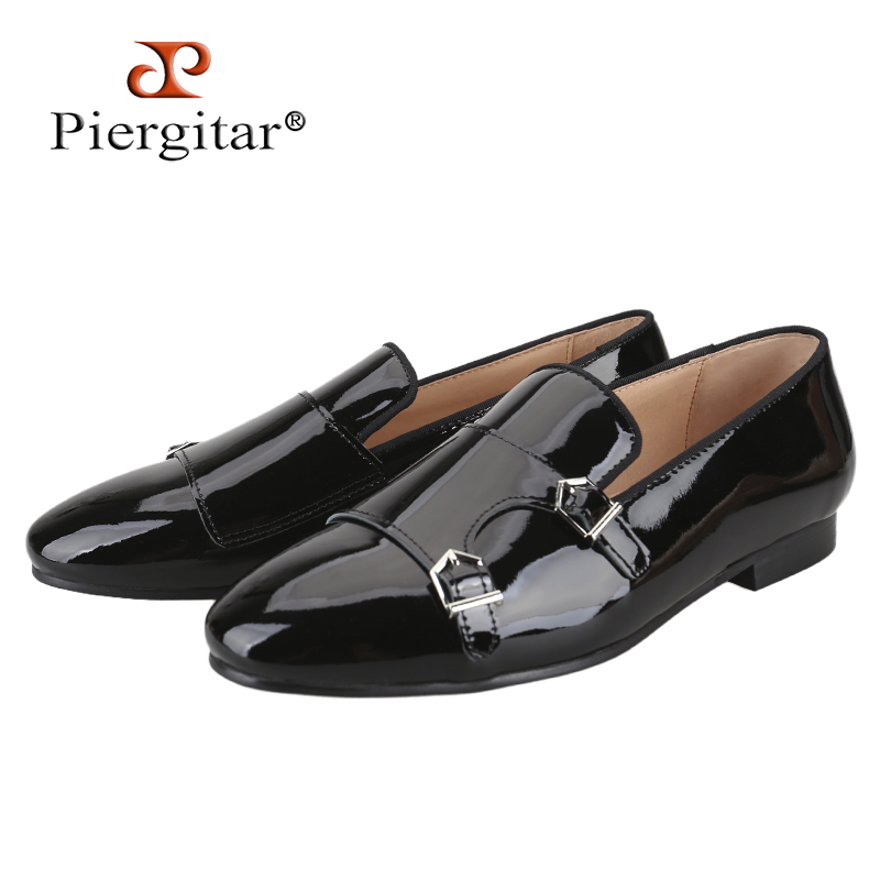 Piergitar New Black Color Pate - Men'S Formal Party Wear Shoes 评论和价格