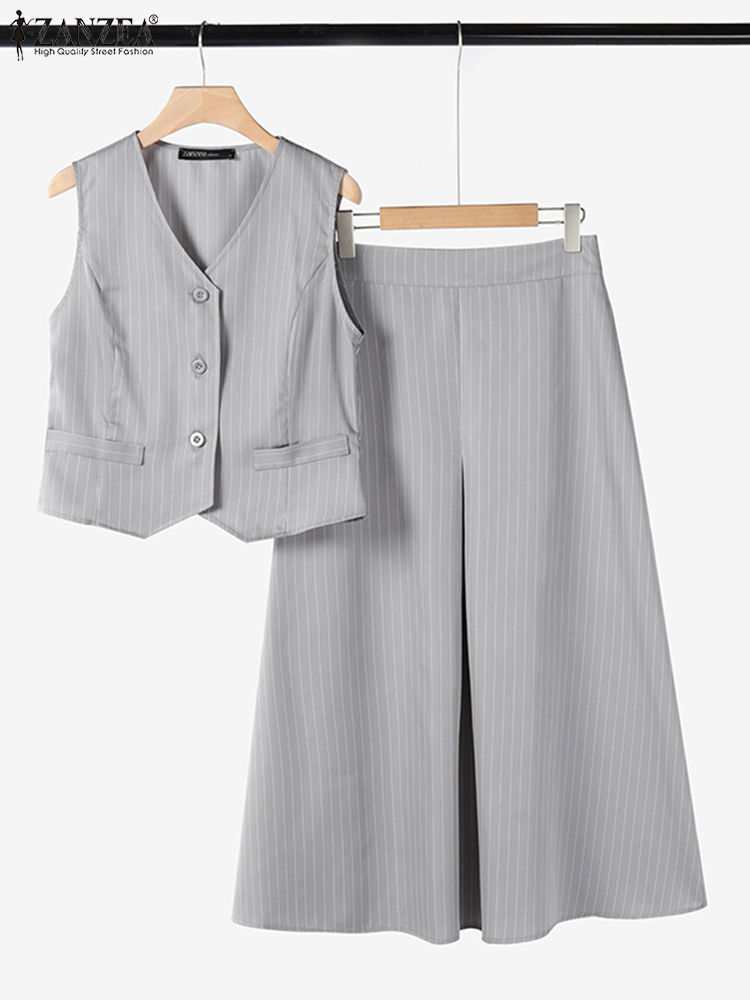 ZANZEA Office Women 2 Piece Se - Men Formal Wear Set 评论和价格