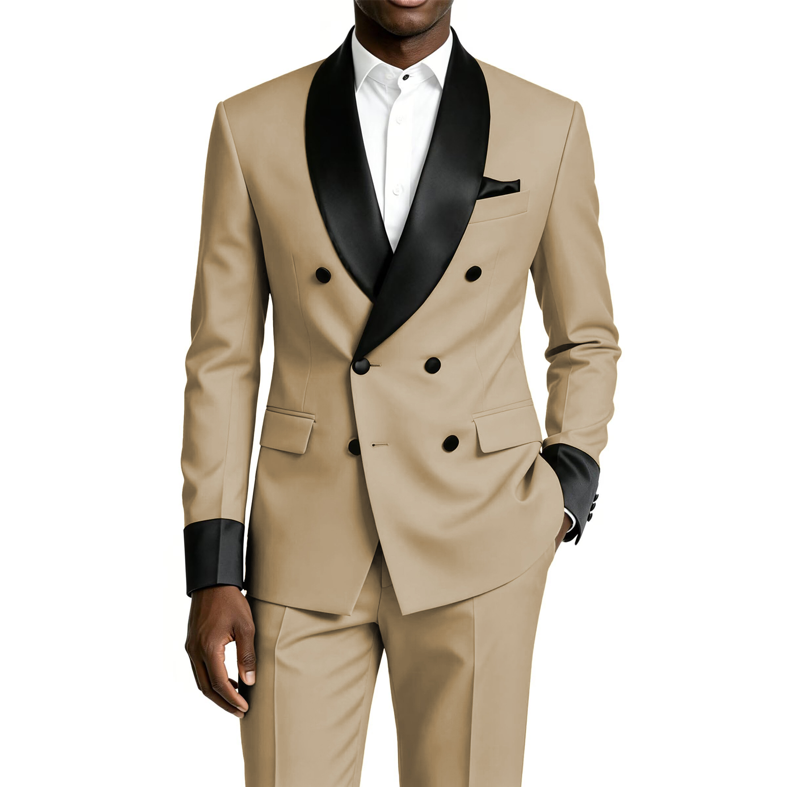 Men's Tuxedo Suit 2 Piece Douu - Men'S Formal Dinner Wear 评论和价格