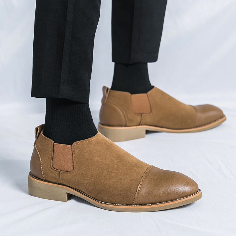 Men Retro Formal Shoes Black B - Men'S Formal Party Wear Shoes 评论和价格