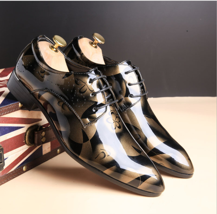 Office Men Dress Shoes Floral  - Men'S Luxury Formal Wear 评论和价格