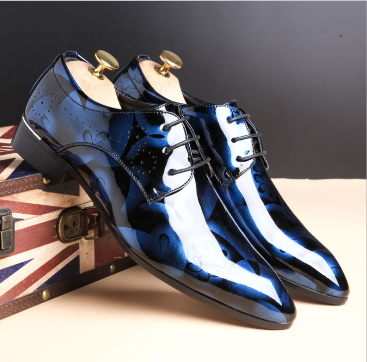 Office Men Dress Shoes Floral  - Men'S Luxury Formal Wear 评论和价格