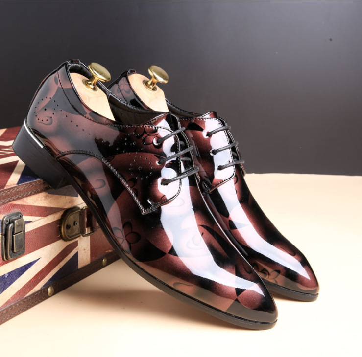 Office Men Dress Shoes Floral  - Men'S Luxury Formal Wear 评论和价格