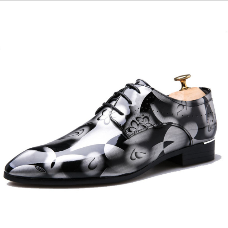 Office Men Dress Shoes Floral  - Men'S Luxury Formal Wear 评论和价格