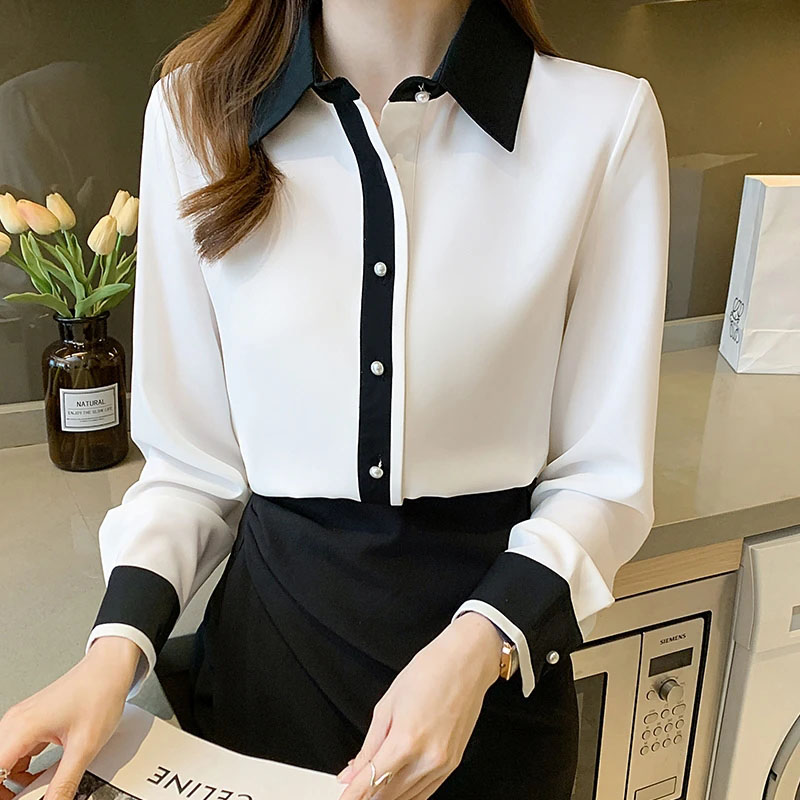 White Chiffon Shirt for Women  - Men'S Formal Style 评论和价格