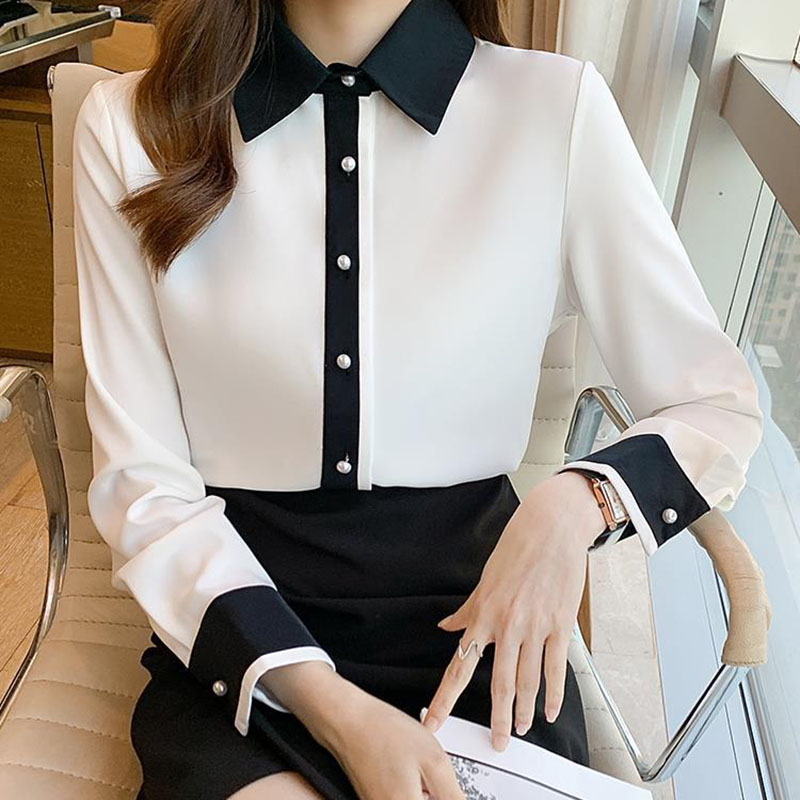 White Chiffon Shirt for Women  - Men'S Formal Style 评论和价格