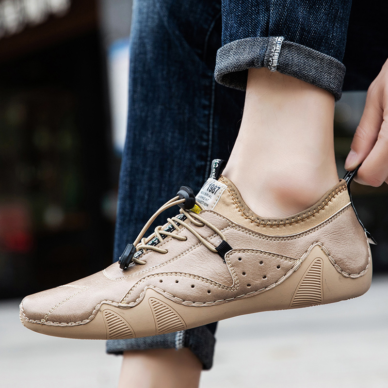 Leather Casual Sneakers for Me - Men'S Luxury Formal Wear 评论和价格