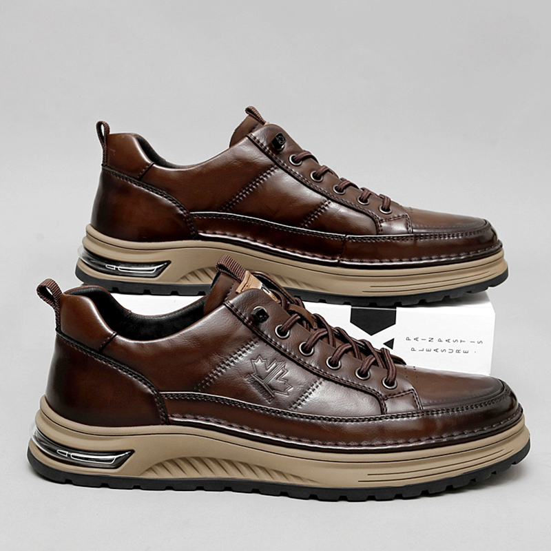 Luxury Genuine Leather Mens Ca - Men'S Luxury Formal Wear 评论和价格