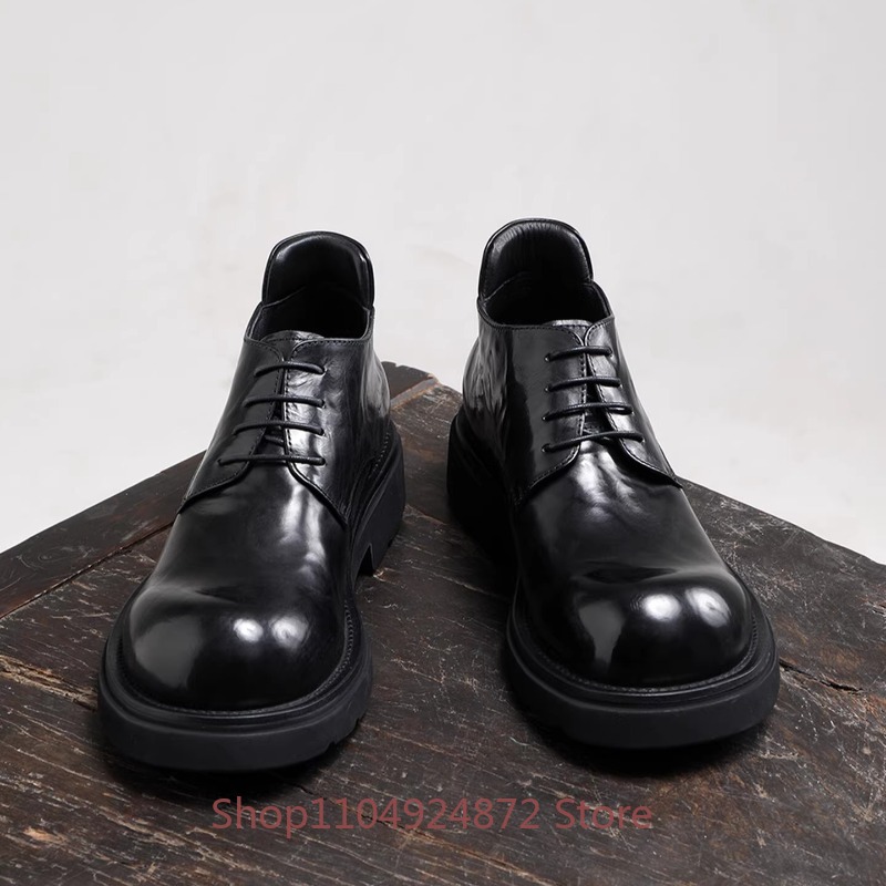 Luxury Fashion Round Toe Derby - Men'S Formal Style 评论和价格