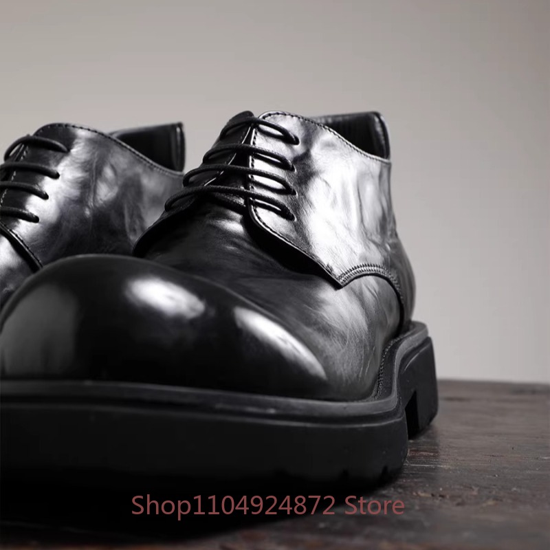 Luxury Fashion Round Toe Derby - Men'S Formal Style 评论和价格