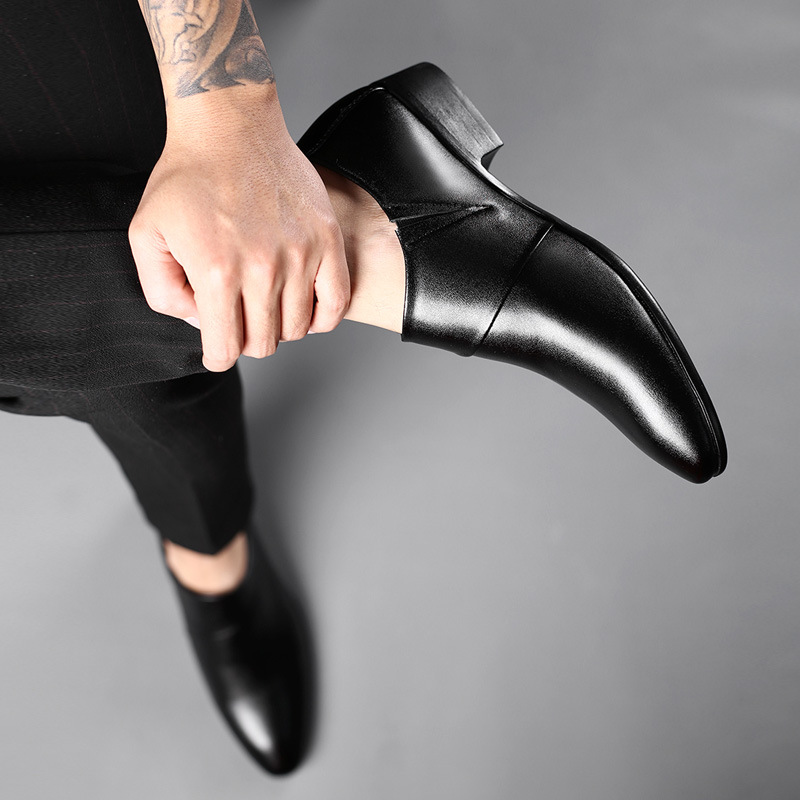 Oxfords Leather Shoes for Men  - Men'S Luxury Formal Wear 评论和价格