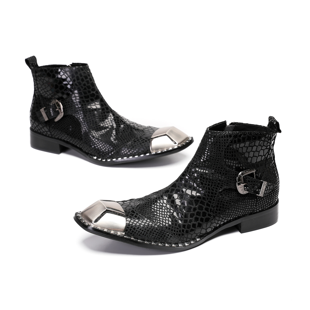 British Black Cow Leather Men  - Men'S Formal Style 评论和价格