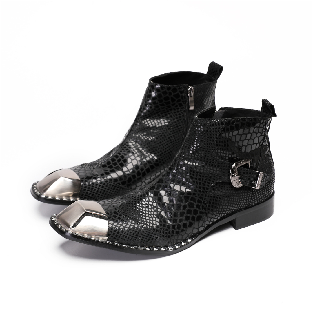 British Black Cow Leather Men  - Men'S Formal Style 评论和价格