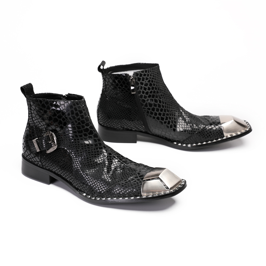 British Black Cow Leather Men  - Men'S Formal Style 评论和价格