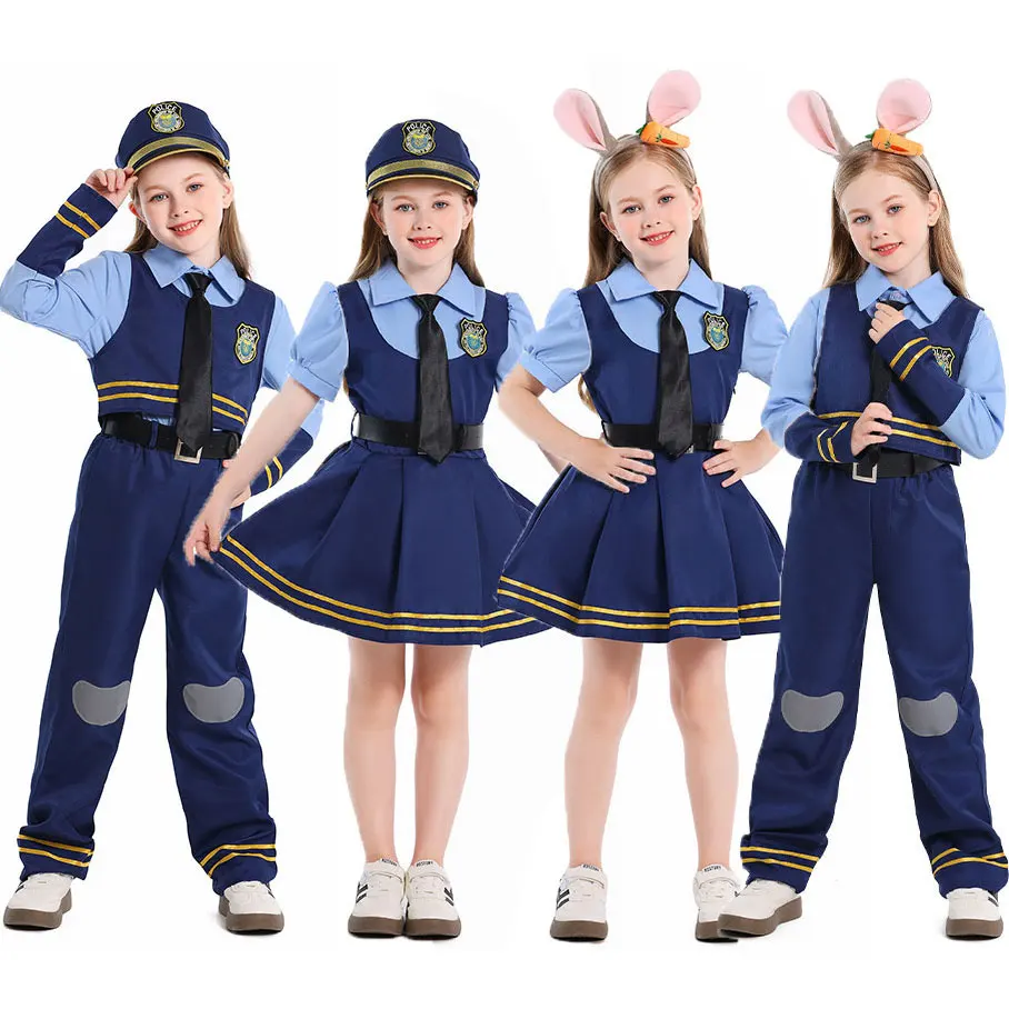 Girls Cosplay Judy Hopps Polic - Men Formal Wear Set 评论和价格