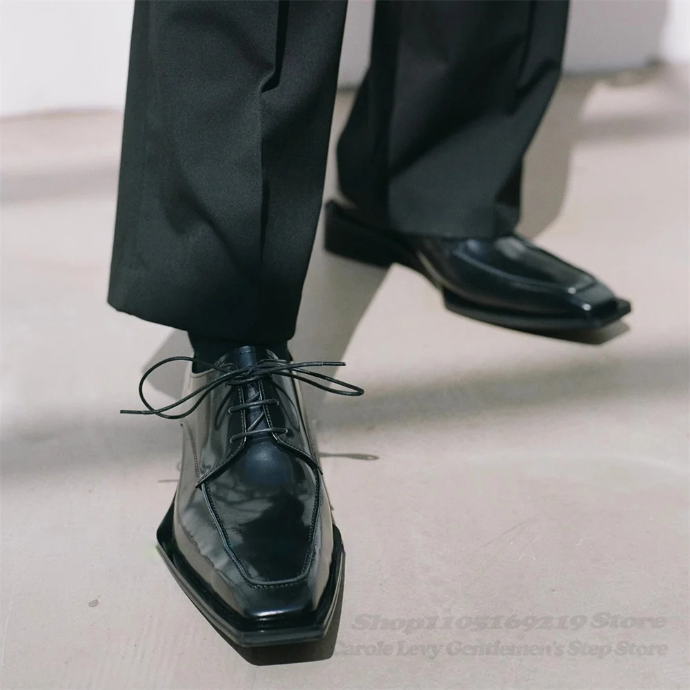 Black Patent Leather Men 4Cm H - Men'S Formal Style 评论和价格