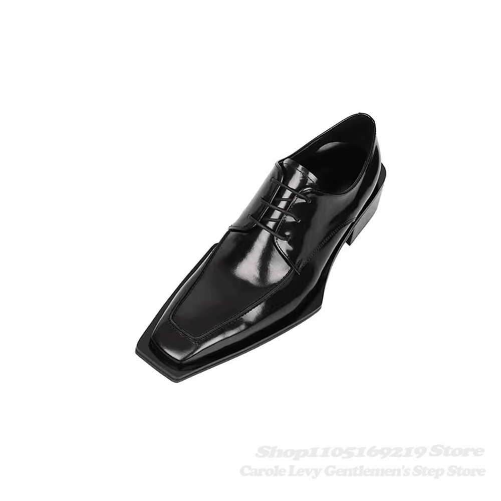 Black Patent Leather Men 4Cm H - Men'S Formal Style 评论和价格