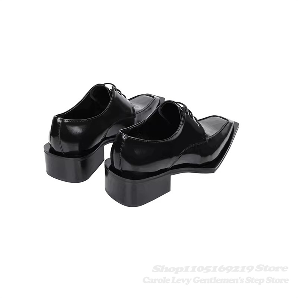 Black Patent Leather Men 4Cm H - Men'S Formal Style 评论和价格