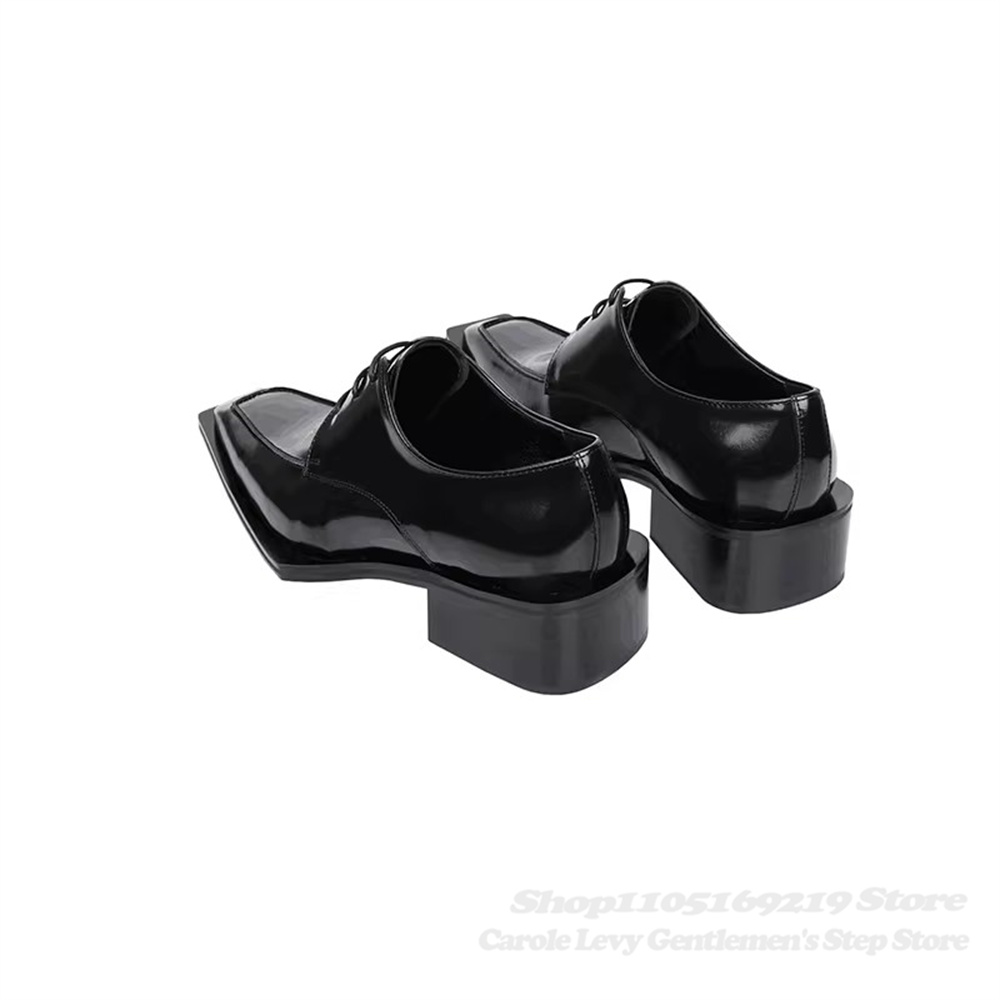 Black Patent Leather Men 4Cm H - Men'S Formal Style 评论和价格