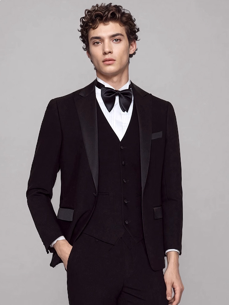 Mens Suits Set Luxury Black Fo - Men'S Formal Dinner Wear 评论和价格