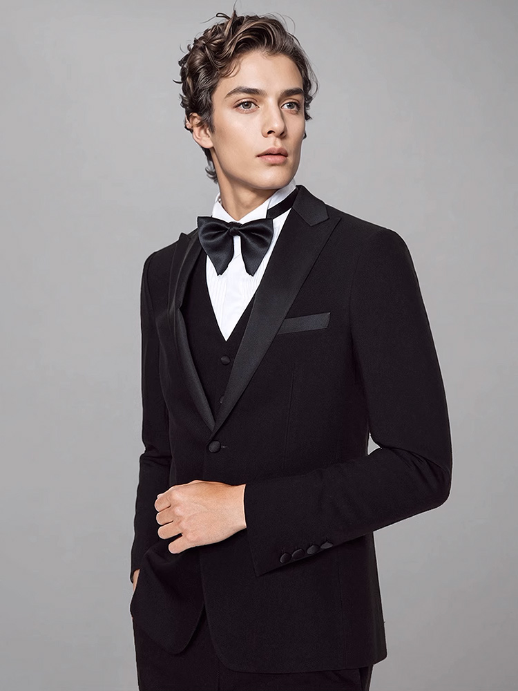 Mens Suits Set Luxury Black Fo - Men'S Formal Dinner Wear 评论和价格