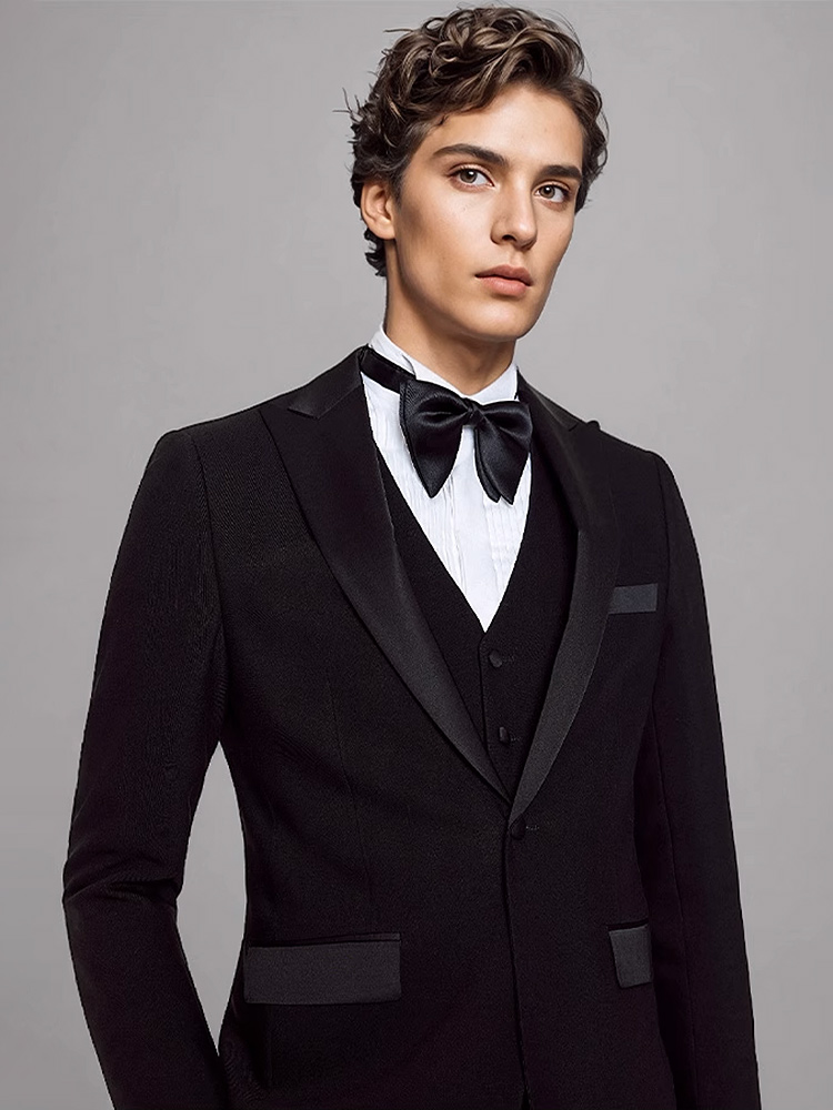 Mens Suits Set Luxury Black Fo - Men'S Formal Dinner Wear 评论和价格